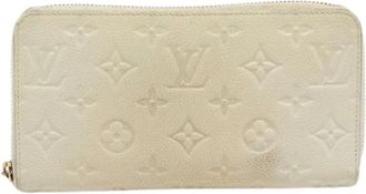 Louis Vuitton Pre-owned Wallets, female, White, Size: ONE SIZE Pre-owned Canvas Wallet