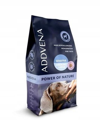 OEM Alimento Seco Para Perros Addvena Power Of Nature Sensitive Mediano/grande Cordero 10 Kg