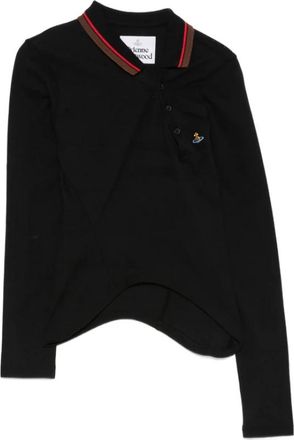Vivienne Westwood Glory Polo - Dames - Polos - Zwart - M - Katoen - Tops