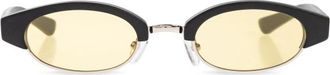 Alexander McQueen Zonnebril - Dames - Zonnebrillen - Zwart - ONE Size - Accessoires