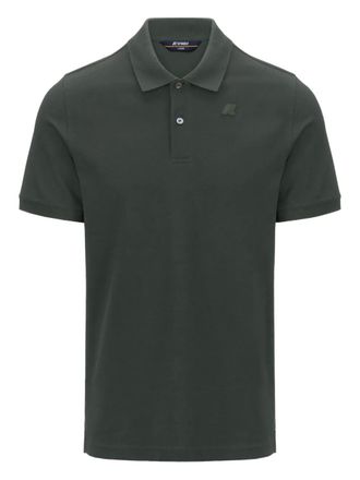 K-Way Poloshirt met logopatch - Groen