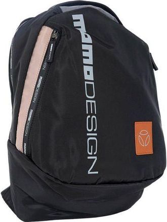 Momo Design Mens Backpack Black Dark-Cuoio Nylon
