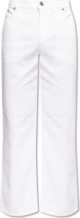 Etro Jeans met logo-borduursel - Heren - Regular Fit Jeans - Wit - S - Jeans