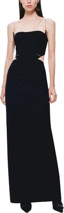 Misha Collection The Cyrus Chain Suiting Wool-Blend Dress