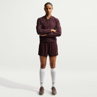 Nike Womens United Academy Dri-FIT Soccer Knit Shorts in Red | IO8788-652