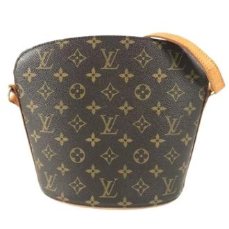 Louis Vuitton Pre-owned Bucket Bags, female, Brown, Size: ONE SIZE Pre-owned Vintage Canvas Bucket Bag