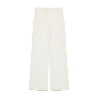 Max Mara Dames, Broeken, Beige, Maat: 3XS Velours