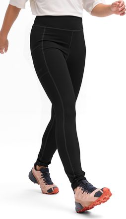 Maier Sports Funktionsleggings MAIER SPORTS Da-Tight el. MS FAV Long Tight W, Gr. 34, N-Gr, schwarz, Obermaterial: 85% Polyamid, 15% Elasthan, Hosen Funktionsleggi