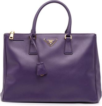 Prada Pre-owned Prada Large Saffiano Lux Galleria Double Zip Satchel I1N7YL24V1O2N7Q0