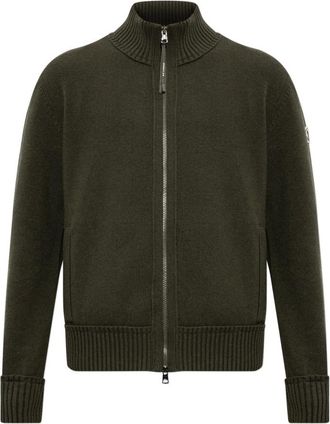 Moncler Truien & Vesten, Heren, Groen, 2Xl, Wol, Wol Cardigan