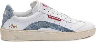 Dsquared2 Rider Sneaker - Heren - Sneakers - Wit - 44 EU - Leer - Schoenen