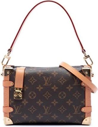 Louis Vuitton Pre-owned Side Trunk MM - Dames - Vintage Schoudertas - Bruin - ONE Size - Leer - Vintage