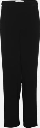 Marina Rinaldi Black Crepe Wide Leg Trousers