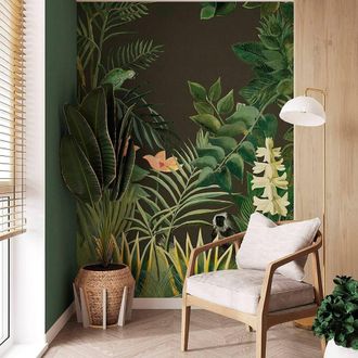 Superfresco Easy Jungle Green Print To Order 3m x 2.8m Mural