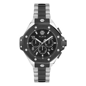 Philipp Plein Orologio in acciaio inossidabile - - Accessories - Uomo - Grigio - ONE SIZE