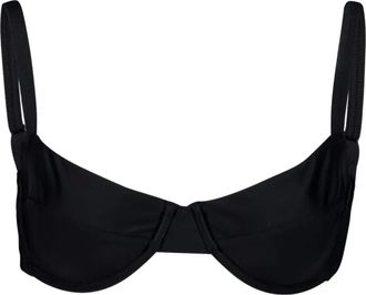 Matteau Top bikini a balconcino - Nero