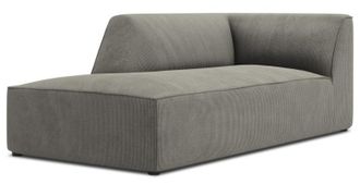 BLOOMINGLOFT Chaiselongue Sao 181 x 93 cm, mit Cordbezug - Armlehne rechts