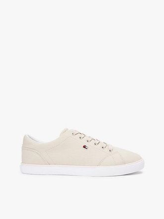 Tommy Hilfiger Low Profile Canvas Lace-Up Trainers
