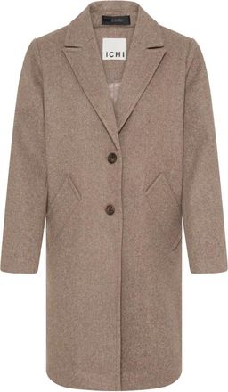 Ichi Jannet Coat - - Coats - Donna - Grigio - XS