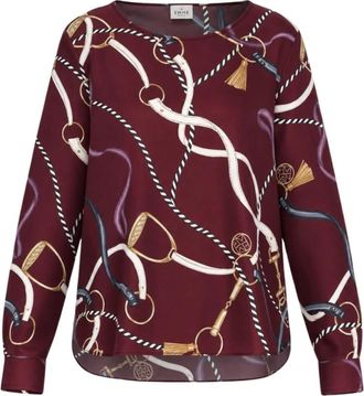 Marella Emmeffetto Blouse - Dames - Blouses - Rood - S - Overhemden
