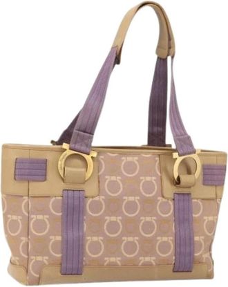 Ferragamo Pre-owned Tote Bags, female, Multicolor, Size: ONE SIZE Pre-owned Tote Bag