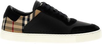 Burberry Black Checks Stevie Sneakers