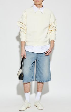 Ami Denim Shorts, Mens, Blue