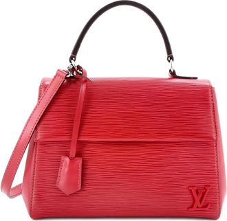 Louis Vuitton Cluny Top Handle Bag Epi Leather BB satchel - Roze