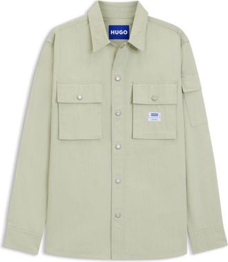 HUGO BOSS Relaxed-fit shirt in cotton ripstop