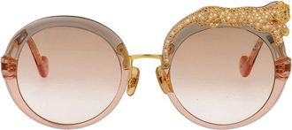Anna-Karin Karlsson Rose Et La Roue Crystal sunglasses