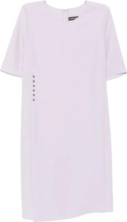 Emporio Armani Korte jurk - Dames - Korte kleedjes - Paars - L - Kleedjes