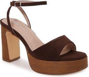 Berness Giulietta Platform Sandal in Brown at Nordstrom Rack, Size 6.5