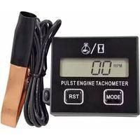 OEM Tac&oacute;metro Inductivo, Tac&oacute;metro Digital De 2 Tiempos, Tac&oacute;metro Digital Inductivo Para Motosierras, Cortac&eacute;spedes Y Motocicletas, Bater&iacute;a Reemplazable