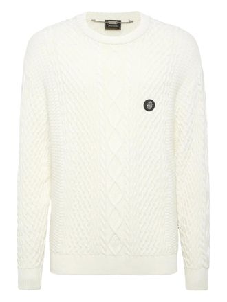 Billionaire Boys Club Kabelgebreide trui - Wit