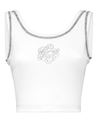 Philipp Plein Tank Top Crystal