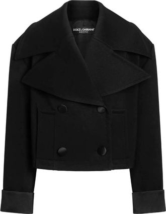 Dolce & Gabbana Giacca Doppiopetto Crop-Donna