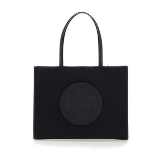 Tory Burch Tassen, Dames, Zwart, ONE Size, Polyester, Ella Small Tote Bag