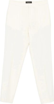 Fabiana Filippi Stijlvolle Pant Pad 215F326 L530 0145 - Dames - Slim Fit Broeken - Wit - 2XS - Broeken