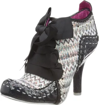 Irregular Choice Abigails 3rd Party Fashion Shoe, Q122 Black DC, EUR 39 (UK 6)