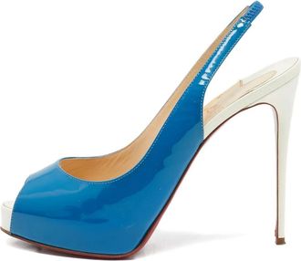 Christian Louboutin Sandali con cinturino posteriore 125mm - Blu