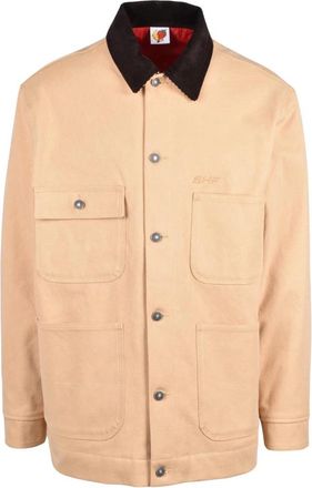 Sky High Farm Giaccone in Tela - Heren - Zomerjassen - Beige - M - Katoen - Jassen