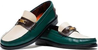 Naked Wolfe Roma Leather Loafer in Green at Nordstrom, Size 8