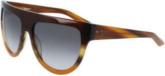 Dragon Ladies Brown Rectangular Sunglasses DRDUSKLL259