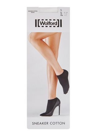 Wolford White Cotton-blend Sneaker Socks - M