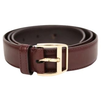 Tom Ford Pre-owned Belts, male, Red, Size: ONE SIZE Pre-owned Basic Buckled Belt