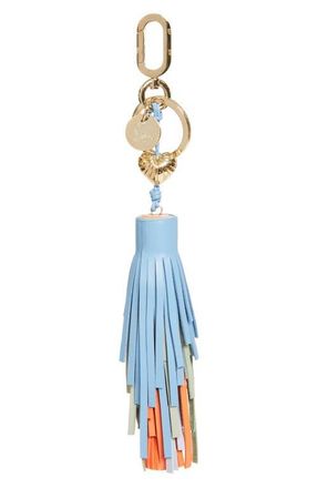 Christian Louboutin Colorblock Leather Tassel Bag Charm in M023 Multi/gold at Nordstrom
