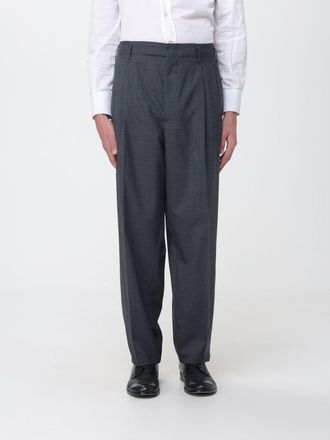 Brunello Cucinelli Wide-Leg Wool Tailored Trousers