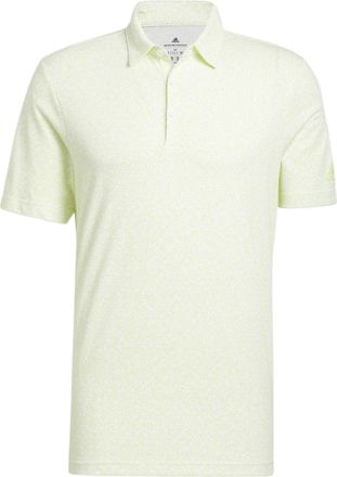 adidas SS22 Small Geometry Pattern Printing Short Sleeve Light Green Polo Shirt HA9172