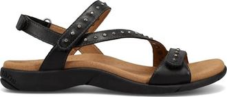 Taos Womens Dazzle Flat Sandals In Black