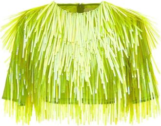 Sportmax Top crop Petalo - Giallo